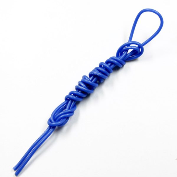 Pure silicon wire 22 AWG blue 1meter