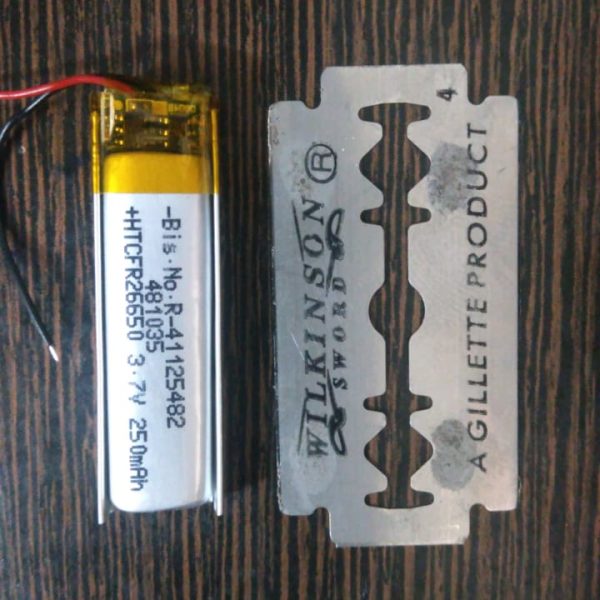 250 mah 1cell 3.7volt 3c lipo (1 Pcs)