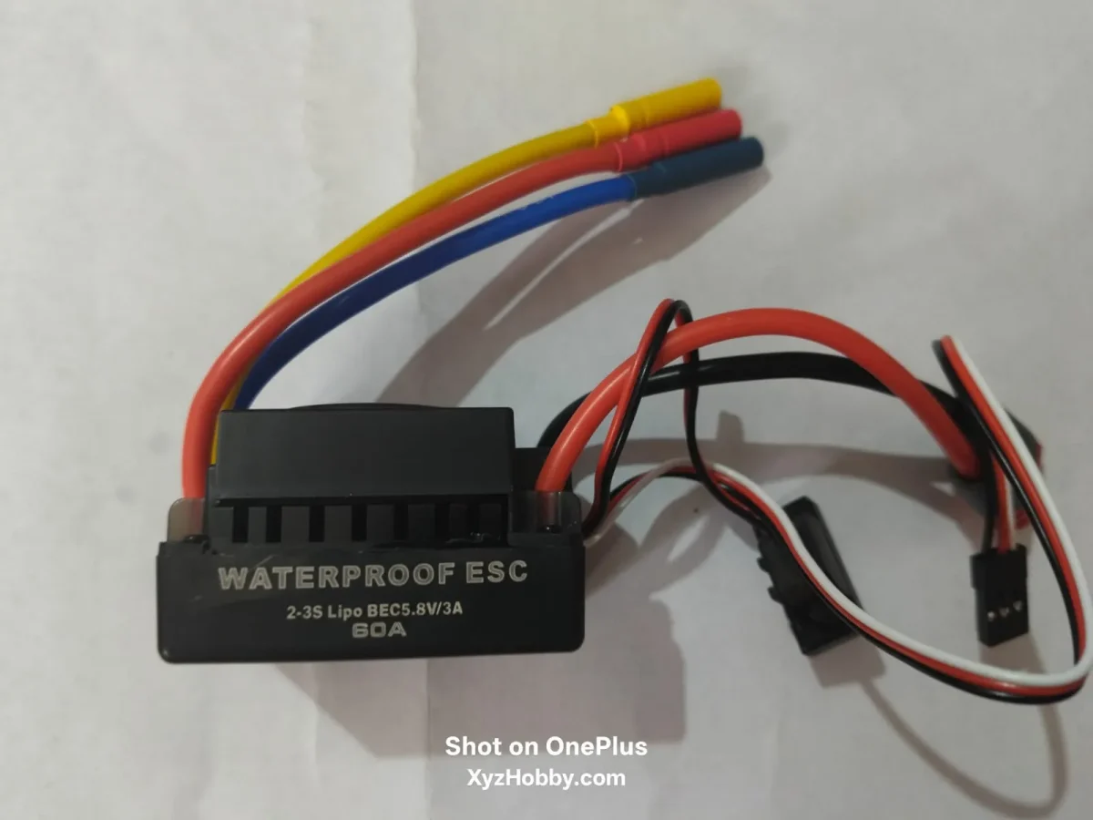 Water Proof 60A Esc For Car (1 Pcs) – xyzhobby
