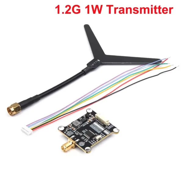 FPV 1.2ghz 1.2G 0.1mW/25mW/200mW/1000mW 8CH Transmitter TX & Receiver RX FPV Combo for RC Models Drone Quad - Image 2