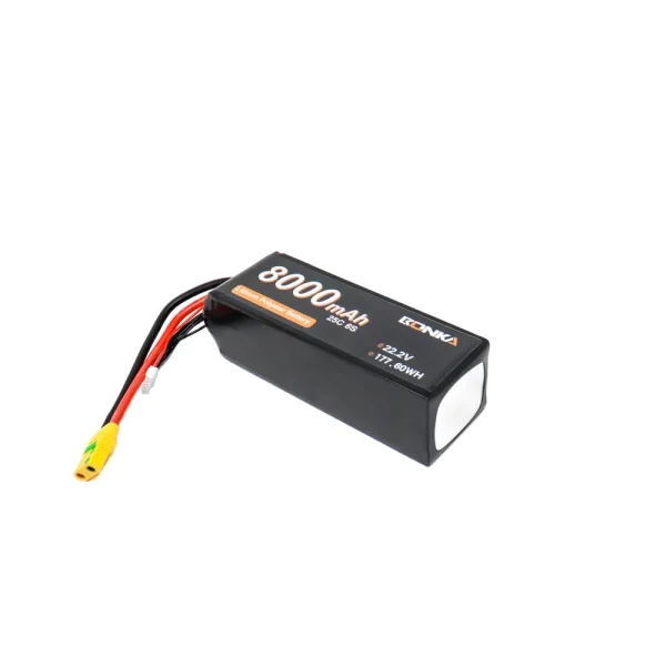 Bonka 22.2V 8000mAh 25C 6S Lithium Polymer Battery Pack