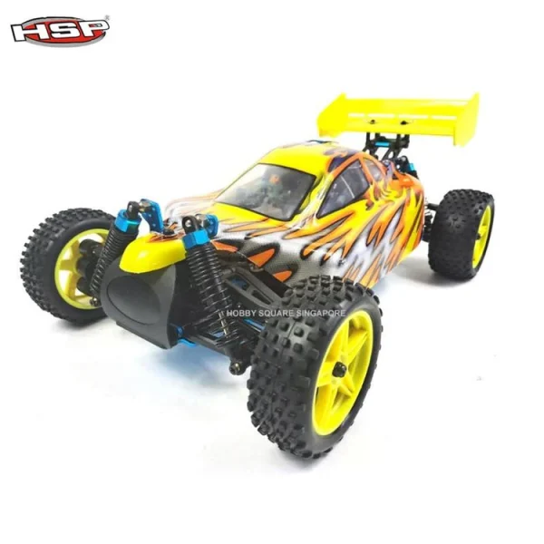 HSP 94166 Warhead Nitro Buggy (Yellow) 2-Speed 18CXP Engine Ready to run