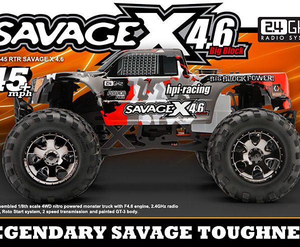 THE HPI SAVAGE X 4.6cc
